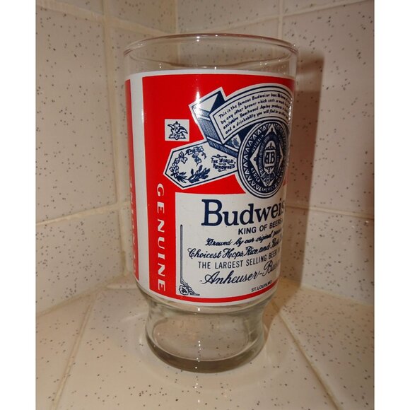 Vintage Budweiser King of Beers Glass Anheuser Busch - Picture 5 of 11